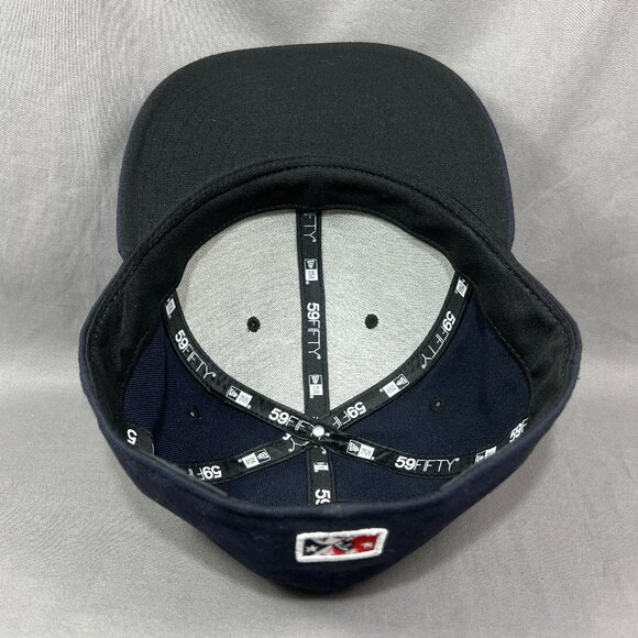 Tacoma Rainiers New Era 5950 MiLB Fitted 7 5/8 Hat Navy Seattle Mariners Mens - Picture 15 of 15